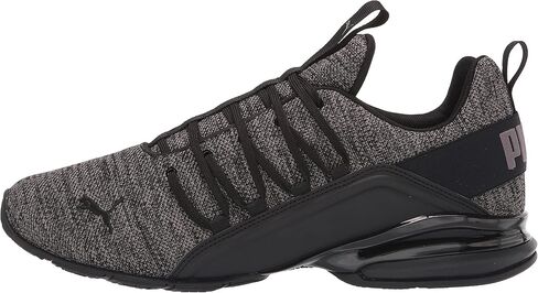 PUMA Men's AXELION REFRESH Cross Training Sneaker, PUMA Black-Cool Dark Gray-PUMA Red, 9 in Saudi Arabia