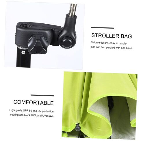 Garneck Upf 50 Stroller Smbrella Clamp-On Clamp Clamp Parasol for Stroller Beach Beach Bike Crocker Croperm in Kuwait