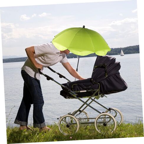 Garneck Upf 50 Stroller Smbrella Clamp-On Clamp Clamp Parasol for Stroller Beach Beach Bike Crocker Croperm in Kuwait