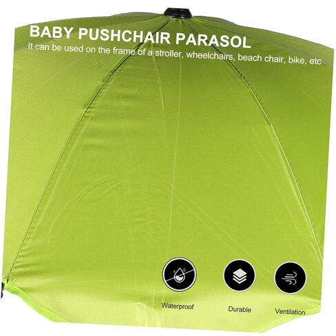 Garneck Upf 50 Stroller Smbrella Clamp-On Clamp Clamp Parasol for Stroller Beach Beach Bike Crocker Croperm in Kuwait