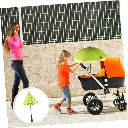 Garneck Upf 50 Stroller Smbrella Clamp-On Clamp Clamp Parasol for Stroller Beach Beach Bike Crocker Croperm in Kuwait