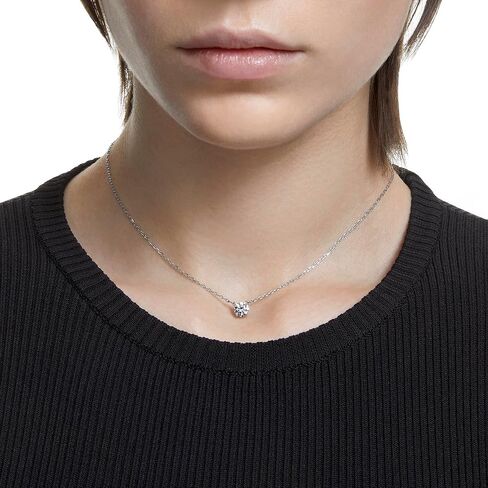 Swarovski Constella Pendant Necklace, White Crystals on a Rhodium Finish Setting, Part of the Constella Collection in Saudi Arabia