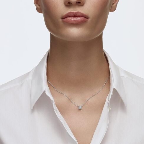 Swarovski Constella Pendant Necklace, White Crystals on a Rhodium Finish Setting, Part of the Constella Collection in Saudi Arabia