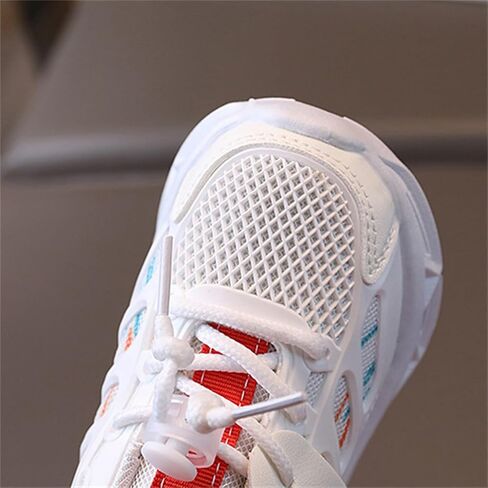 Baby Infant Leather Mesh Lights up Sneakers Lace Breathable First Walking Sport Shoes Toddler Non Slip Casual Sneakers in Saudi Arabia