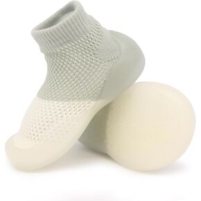 Baby Girls Boys First Walking Shoes Non Slip Soft Sole Sneakers Toddler Infant Sock Shoes Slipper socks in Kuwait