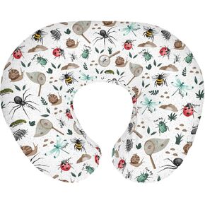 Bugs Hunt Baby Nursing Pillow Covers for Boy Girl Bees Snails Dragonflies Nursing Slipcovers for Breastfeeding Pillows Outdoors Explore Soft Stretchy Removable Cover for Newborn Infant