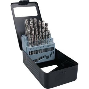 25pc HSS-G metric Drill Bit Set Split Point Drills Metal Plastic Copper 1mm – 13mm