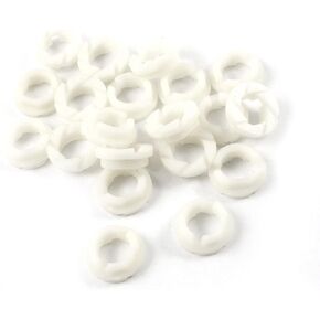 Qtqgoitem Round Shape 6mm Tall Pressure Foot for Drill Machine 20Pcs (model: 10c dd3 ab2 792 aa9)