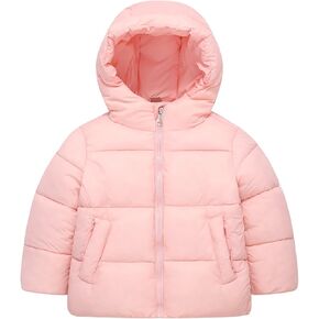 sfdgfhyf Boys Girls Winter Coat Lightweight Packable Hooded Puffer Jacket for Kids Toddler Water 𝐑esistant
