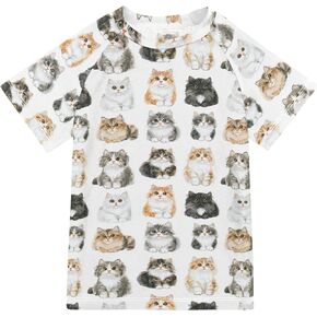 Bathing Suit Kids Short Sleeve Kid Swimsuits for Girls