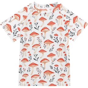 Kids Bathing Suits Boys Short Sleeve Girls Swimsuit