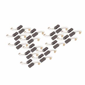 Tool parts 15 Pairs Electric Drill Motor Rotary Power Tool Carbon Brush 5 x 8 x 15mm Black