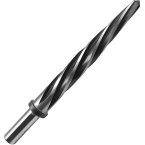 5/8Inch Spiral Flute Reamer with 1/2 Inch Shank, M2 HSS Bridge/Construction Reamer Taper Chucking Reamer Drill Bit