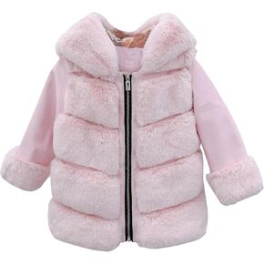 Unisex Baby Little Boys Girls Winter Puffer Down Jacket Kids Thicken Hoodie Warm Coat Outwear Lightweight