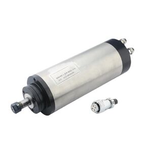 Engraving 1.5Kw ER11 Water-Cooled Spindle Motor 4 Bearings 400Hz 24000rpm Wood Processing Spindle For CNC Router Milling Machine Accessories(1.5kw ER11 380V)
