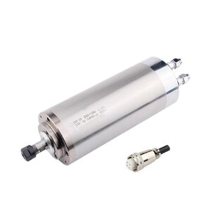 Engraving GDZ-19 1.5kw 220V/380V Spindle Motor ER25 Chuck Φ80x190mm Water Cooling Spindle For CNC Router Woodworking Carving Accessories(1.5kw ER11 380V)