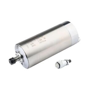 Engraving 1.5kw Water-Cooled Spindle Motor Engraving Milling Machine AC220V Spindle 80mm ER11 Chuck For CNC Router Engraving Accessories(80x213mm)