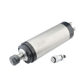 Engraving 2.2KW ER20 Water-Cooled Spindle Motor 80x200mm AC220V/380V Spindle Bearings For CNC Milling Machine Inverter Accessories(2.2kw ER20 220V)