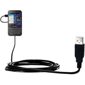 بيانات USB كبل مستقيم مزامنة USB مصمم لـ BlackBerry Q5 مع وظيفة الشحن - وظيفتان في كبل واحد ممكّن Tipexchange فريد