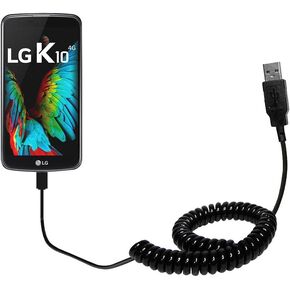 سيشحن كبل ملفوف بيانات USB شحن البيانات المصمم لـ LG K8 / K10 ومزامنة البيانات مع كبل تمكين TipExchange فريد من نوعه