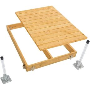 Playstar Inc. Standard Stationary Dock with Wood Top