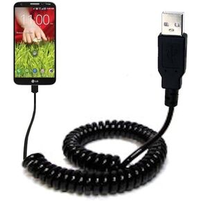 سيشحن كبل ملفوف بيانات USB شحن البيانات المصمم لـ LG G2 ومزامنة البيانات مع كبل ممكّن من TipExchange فريد