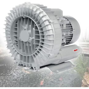 220V Industrial Regenerative Blower 220v High Pressure Vortex Fan Aerator,Vortex Blower, Regenerative Blower for Aquaculture for Air Blowing Or Suction(750W)