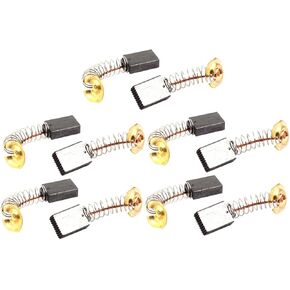 IIVVERR 10 Pcs debris Collector 15mm x 11mm x 12mm Springs Attached Carbon Brush (10 piezas de colector de polvo 15 mm x 11 mm x 12 mm Muelles de carbono atados
