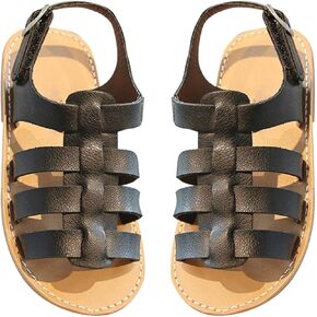 Big Kids Sandals Kids Girls Strappy Sandal Open Toe Casual PU Leather Sandal Slip On Princess Girls Jelly Sandals