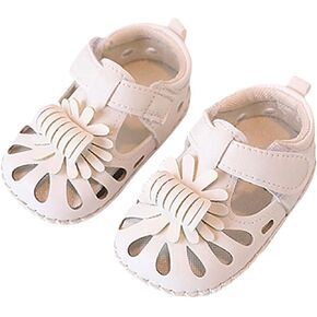 Toddler Baby Girl Shoes Breathable Shoes Baby Soft Shoe Cover 0 to 18 Months 4 Flip Flops