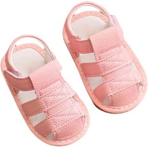 Toddler Boy Girl Shoes Breathable Shoes Baby Soft Shoe Covers Shoes for Unisex 0 to 18 Months Size 8 Sandals Toddler