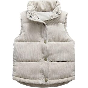 Toddler Boys Vest Fuzzy Sleeveless Coat Outerwear Pockets 4t Winter Coat Boys Warm Outwear Toddler Winter Coats Vest
