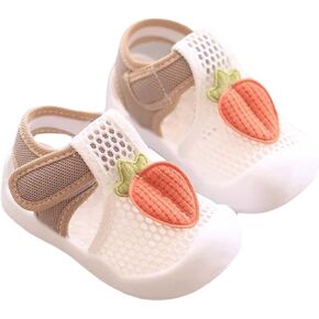 Toddler Baby Boys Girls Shoes Breathable Shoes Fruit Shoes Baotou Sandals Girl Sandals Baby Soft Baby Sandals Size 3
