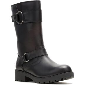 Harley-Davidson Women's Kelley Ride Tall WP Black Motorcycle Boots, D87314