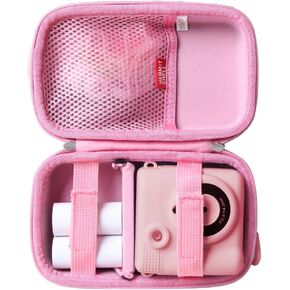 Hermitshell Hard Travel Case for ESOXOFFORE Kids Camera Instant Print (Pink)