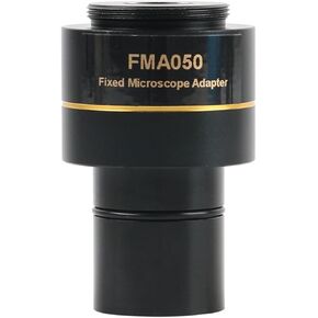 JOEBO Microscope Kit FMA037 FMA050 FMA075 Microscope Reducing Lens 0.37X 0.5X 0.75X 23.2mm C Mount Adapter Microscope Lens Adapters(FMA050 0.5X)