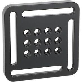 CAMVATE Square Cheese-Type Mounting Plate with 1/4"-20 Accessory Threads-3775