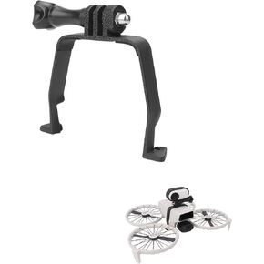 Top Mount Bracket for DJI Flip Drone Top Extension Adapter Compatible with Insta360 GO 3S Action Cameras, 17.3g Lightweight with Angle Adjustment, Vlog Quadcopter Camera Accessories