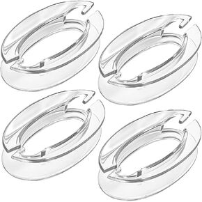 Window Blind Cord Winder,Safety Baby Proof Blinds Cord Wrap,Clear Windows Shade Pull Holders,Blind String Holder,No Wall Damage (4 Pack)