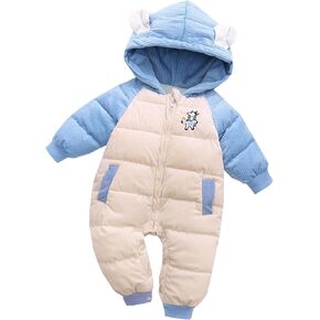 فتيات الأطفال الفتيان دافئ ثلوج بذلة ثلوج بذلة أسفل معطف رومبير مبطنة بالملابس الخارجية in Kuwait