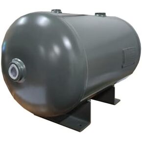 خزان استقبال الهواء PneumaticPlus ، 15 جالون ، ASME معتمد ، أفقي عالمي ، 14 "× 26" ، 200 رطل ، أرجل (15 جالون)
