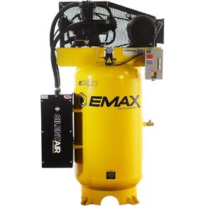 Emax Air Compressor - 80 Gal Silent 7.5HP 2 Stage مع 26 CFM و 175 MAX PSI - EHS07V080Y1