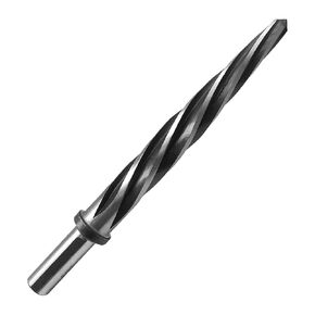 5/8Inch Spiral Flute Reamer with 1/2 Inch Shank, M2 HSS Bridge/Construction Reamer Taper Chucking Reamer Drill Bit