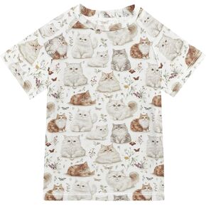 Kids Bathing Suits Boys Short Sleeve Childrens Bathing Suits