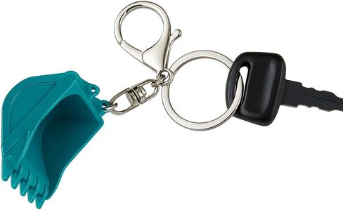 Funny Metal Excavator Bucket Keychains for Mens unique keychains Car Key Chain Birthday Gift For Men Boy Kids Backpack charms in Kuwait