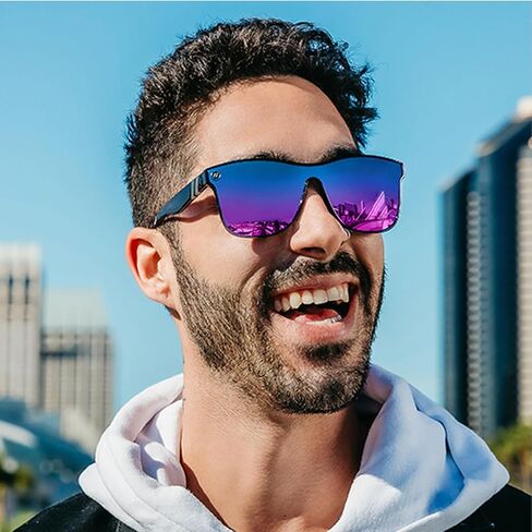 Blenders Eyewear Millenia X2 - نظارات شمسية مستقطبة - عدسات مسطحة عاكسة - حماية 100% من الأشعة فوق البنفسجية - للرجال والنساء in Kuwait