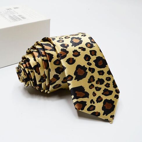 Outer Rebel Fashion Skinny Animal Print Ties in Saudi Arabia