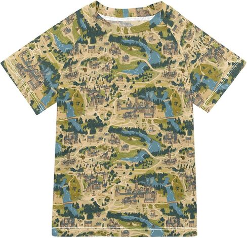 Kids Bathing Suits Boys Short Sleeve Little Girls Swimsuit in Saudi Arabia