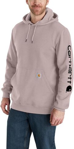 Carhartt Men's K288 Loose Fit Midweight Logo Sleeve Graphic Sweatshirt - Large Regular - Mink in Saudi Arabia