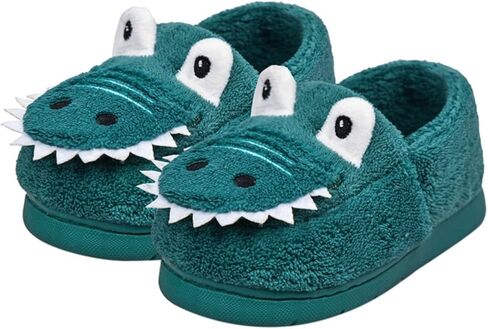 Kids Boys Girls House Slippers Kids Warm Slip On Home Slippers with Soft Memory Foam Cute Winter Nonslip Indoor in Kuwait